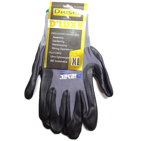 Diesel Protection D’Luxe Antislip Gloves, Size X-Large (60 Pairs)